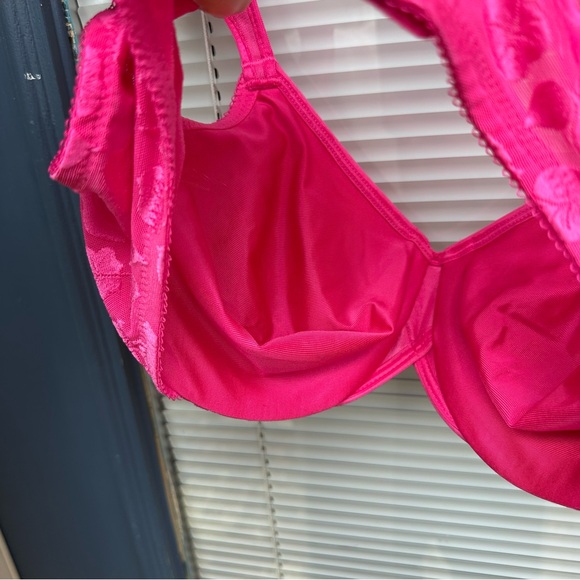 Wacoal Awareness Bra 38D Hot Pink Underwire Mesh 85567 - Picture 4 of 5
